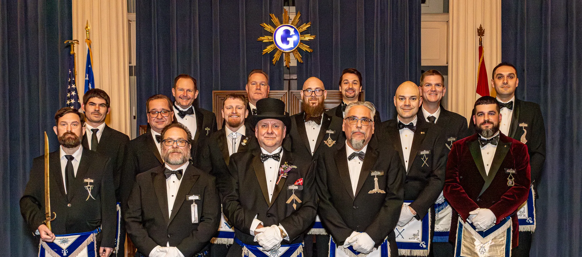 Current officers of Zion Lodge No. 1